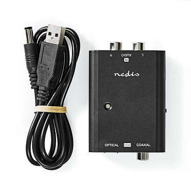 Comprar Convertidor de audio digital Nedis 2x RCA a S/PDIF / TosLink + RCA