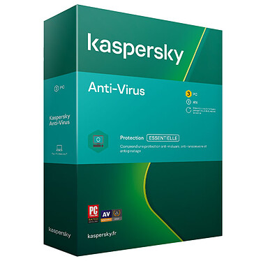 Kaspersky Anti-Virus - 3 workstations 1 year license