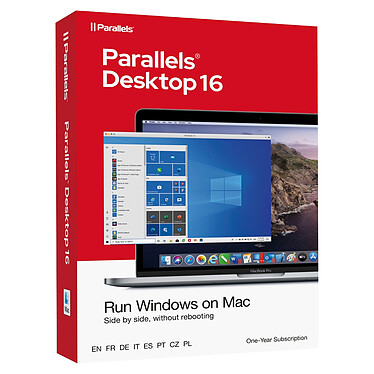 Parallels Desktop 16 pour Mac Edition Standard - Licence Perpétuelle - 1 Poste (version boîte)