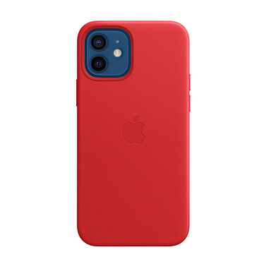 Funda de piel Apple con MagSafe (PRODUCT)RED Apple iPhone 12/12 Pro