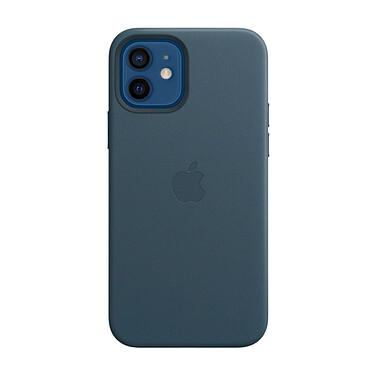 Apple Leather Case with MagSafe Bleu Baltique Apple iPhone 12/12 Pro Coque en cuir avec MagSafe pour Apple iPhone 12/12 Pro
