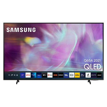 Samsung QLED QE55Q65A Téléviseur QLED 4K 55" (140 cm) - HDR - Wi-Fi/Bluetooth/AirPlay 2 - HDMI 2.0 / ALLM - Son 2.0 20W