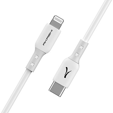 Acheter Akashi Câble USB-C vers Lightning (Blanc - 1,5m)