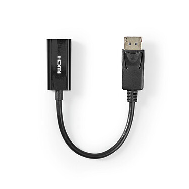Nedis Cordon DisplayPort 1.2 / HDMI femelle (0.2 mètres) - (Noir)