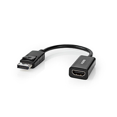 Avis Nedis Cordon DisplayPort 1.2 / HDMI femelle (0.2 mètres) - (Noir)