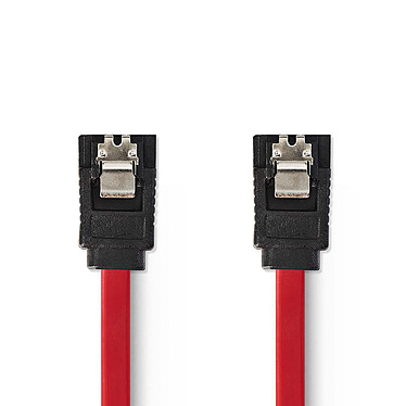 Nedis Câble SATA avec verrou (50 cm) Câble SATA II (3 Gb/s) - 50 cm