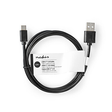 Review Nedis USB-C / USB-A cable - 2 m (Black)