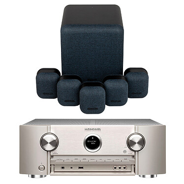 Marantz SR6015 Silver/Gold Monitor Audio MASS 5.1 Black