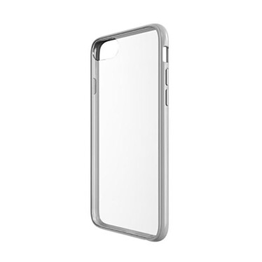 QDOS Hybrid case pour iPhone SE (2020), 8, 7, 6, 6s - clear/silver