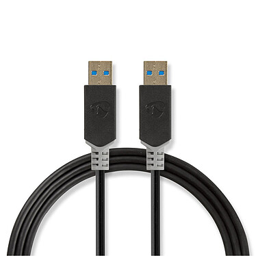 Cable USB 3.0 Nedis - 2 m (Negro)