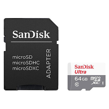 SanDisk Ultra microSDXC 64GB SD adapter