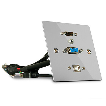 Piastra da parete Lindy HDMI/Jack/VGA/USB