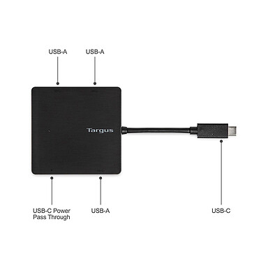 Review Targus USB-C Hub 3x USB-C
