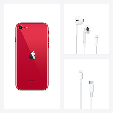 Apple iPhone SE 64 Go (PRODUCT)RED - MHGR3F/A pas cher