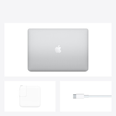 Apple MacBook Air M1 (2020) Argent 8Go/256 Go (MGN93FN/A-QWERTY-US) pas cher