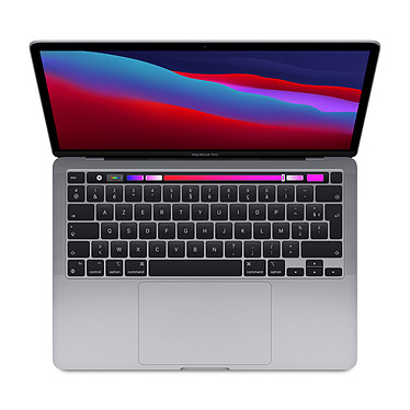 Apple MacBook Pro M1 (2020) 13.3" Gris sidéral 16Go/256 Go (MYD82FN/A-16GB-QWERTZ) pas cher
