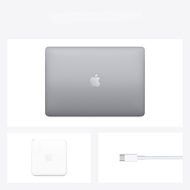 Apple MacBook Pro M1 (2020) 13.3" Gris sidéral 8Go/256 Go (MYD82FN/A-QWERTY) pas cher