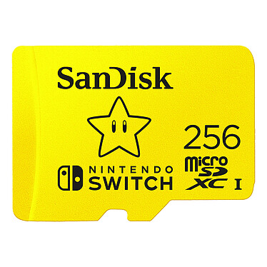 SanDisk microSDXC Nintendo Switch 256 Go Carte microSDXC 256 Go pour console Nintendo Switch / Switch Lite