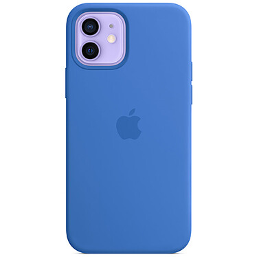 Funda de silicona con MagSafe azul Capri Apple iPhone 12 / 12 Pro