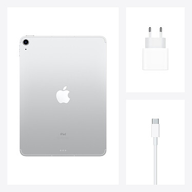 Apple iPad Air (2020) Wi-Fi + Cellular 64 Go Argent · Reconditionné pas cher