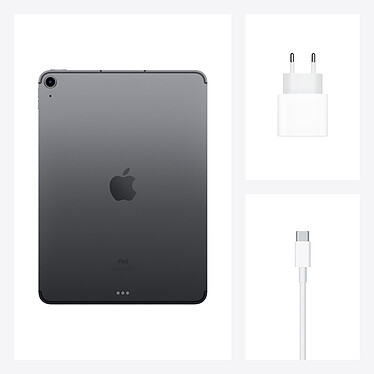 Apple iPad Air (2020) Wi-Fi + Cellular 256 Go Gris Sidéral pas cher