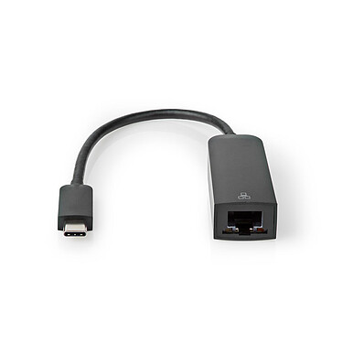 Nedis Adaptateur USB-C / Ethernet (M/F) - Noir
