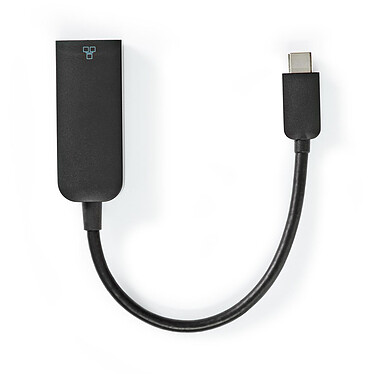 Avis Nedis Adaptateur USB-C / Ethernet (M/F) - Noir