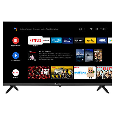 Hisense 40A5700FA TV LED Full HD de 40" (102 cm) - Android TV - Wi-Fi/Bluetooth - Google Assistant - Sonido 2.0 14W