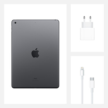 Apple iPad (Gen 8) Wi-Fi 128 Go Gris Sidéral pas cher