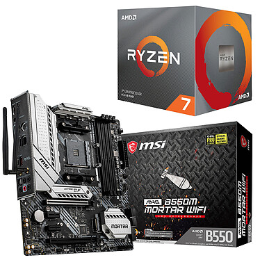 Kit de actualización de PC AMD Ryzen 7 3700X MSI MAG B550M MORTAR WIFI