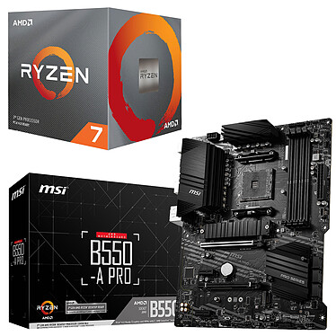 Kit Upgrade PC AMD Ryzen 7 3700X MSI B550-A PRO