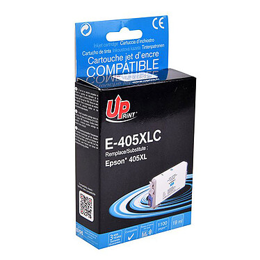UPrint E-405XL Cyan Cartouche d'encre cyan compatible Epson 405XL