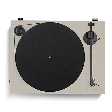Review Triangle Vinyl Turntable Linen Grey