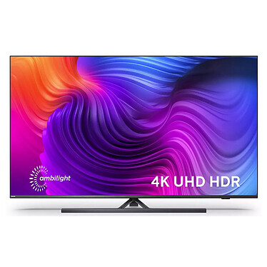 Philips 58PUS8556 TV LED 4K de 58" (147 cm) - Dolby Vision/HDR10+ - Wi-Fi/Bluetooth - Android TV - Google Assistant - Ambilight 3 lados - Sonido 2.0 20W Dolby Atmos