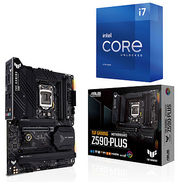 ASUS TUF GAMING Z590-PLUS Core i7K PC Upgrade Bundle