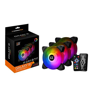 Pack de 3 unidades Xigmatek BX120 Galaxy III Essential - Negro a bajo precio