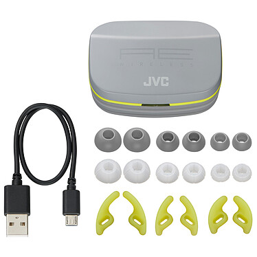 cheap JVC HA-AE5T Grey/Yellow