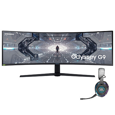 Samsung 49" QLED - Odyssey C49G95TSSU + JBL Quantum ONE Black
