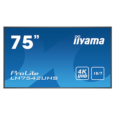iiyama 74.5" LED - ProLite LH7542UHS-B3