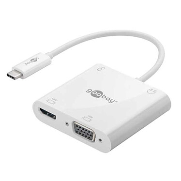 Goobay USB 3.1 type C to HDMI + VGA adapter + PD100W