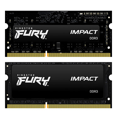 Avis Kingston FURY Impact SO-DIMM 16 Go (2 x 8 Go) DDR3 1600 MHz CL9