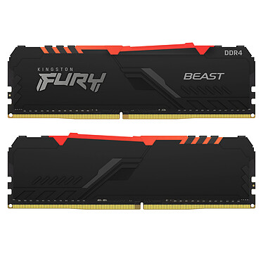 Opiniones sobre Kingston FURY Beast RGB 128GB (4 x 32GB) DDR4 3200 MHz CL16