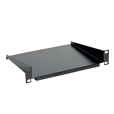 Dexlan 10'' 1U Fixed Shelf - Black