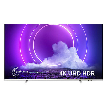 Philips 55PUS9206 TV LED 4K de 55" (140 cm) - 100 Hz - Dolby Vision/HDR10+ - 2x HDMI 2.1 - FreeSync Premium - Wi-Fi/Bluetooth - Android TV - Google Assistant - Ambilight 4 lados - Sonido 2.1 50W Dolby Atmos