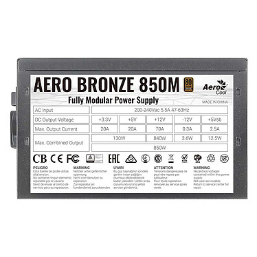 Acquista Aerocool Aero Bronze 850M