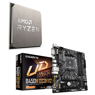 AMD Ryzen 5 3600 PC Upgrade Kit Gigabyte B450M-DS3H V2