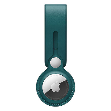 Apple AirTag Forest Green Leather Loop 