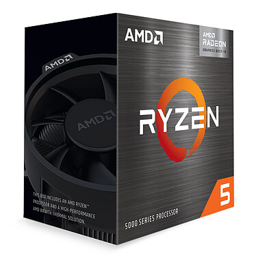 AMD Ryzen 5 5600G Wraith Stealth (3,9 GHz / 4,4 GHz) Procesador 6-Core 12-Threads socket AM4 Cache L3 16 MB Radeon Vega Graphics 7 7 nm TDP 65W con sistema de refrigeración (versión en caja - 3 años de garantía del fabricante)