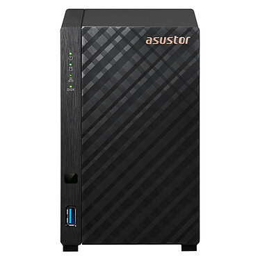 ASUSTOR Drivestor 2 AS1102T Barebone Serveur NAS 2 baies - Realtek RTD1296 1 Go DDR4 LAN 2.5 GbE