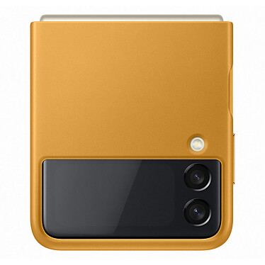 Samsung Leather Case Mustard Galaxy Z Flip 3